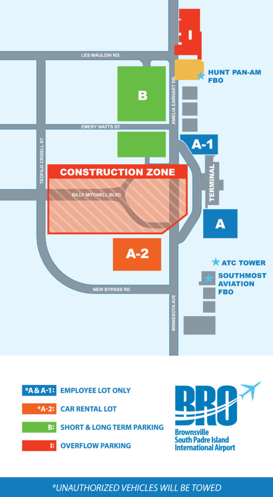Parking Brownsville South Padre Island International Airport